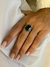Anillo Elena - Plata 925 y cúbic negro