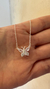 Conjunto Mariposa flotante , Plata 925 y cúbics