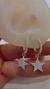 Argollitas Súper Star - Plata 925 y Cúbics - comprar online