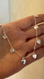 Choker corazones , Plata 925