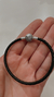 Pulsera de Cuero tipo Pand - Plata 925