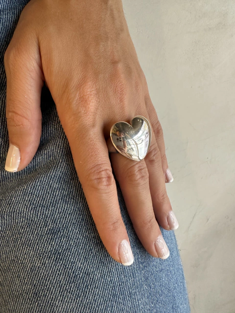 Anillo Corazòn- Plata 925