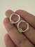 Argollas TRINI tricolor - Plata 925 y cúbics