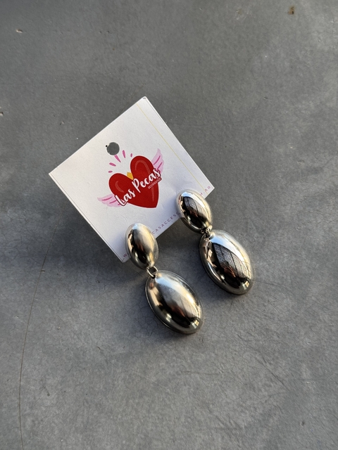 ARO CHAPÓN COLGANTE PLATEADO ¡fantasía!