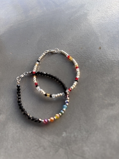 PULSERA ACERO CON CRISTALES