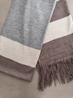 BUFANDON OTTO ¡marrón y gris! - LAS PECAS ACCESORIOS