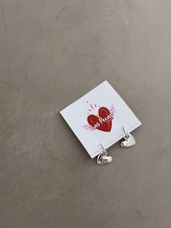 ARGOLLA CORAZÓN PASANTE ¡acero quirúrgico blanco! - comprar online