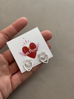 ARO PASANTE CORAZÓN CUBIC ¡acero quirúrgico! - comprar online