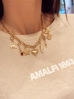 COLLAR MULTI DIJE GOLD ¡fantasía! - tienda online
