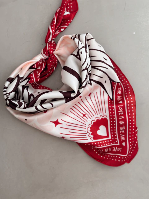 PAÑUELO STAR ROJO ¡70x70!