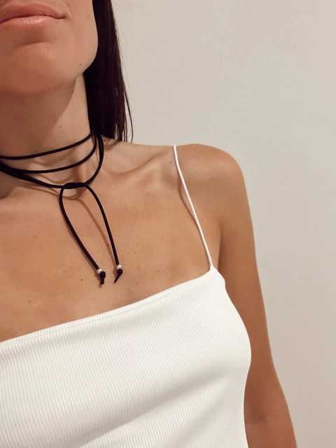 CHOCKER GAMUZA SIMPLE