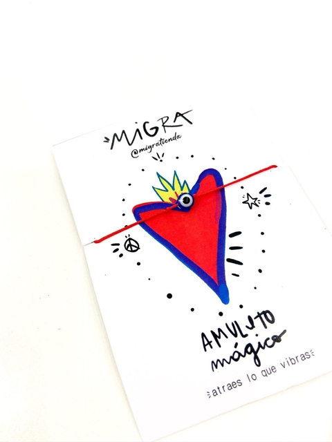 PULSE HILITO OJO AZUL ¡by migra!