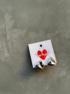 ARO CHAPON MINI CORAZON PLATEADO ¡fantasia! - comprar online