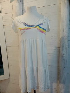 Vestido Miel Colibrí blanco - comprar online