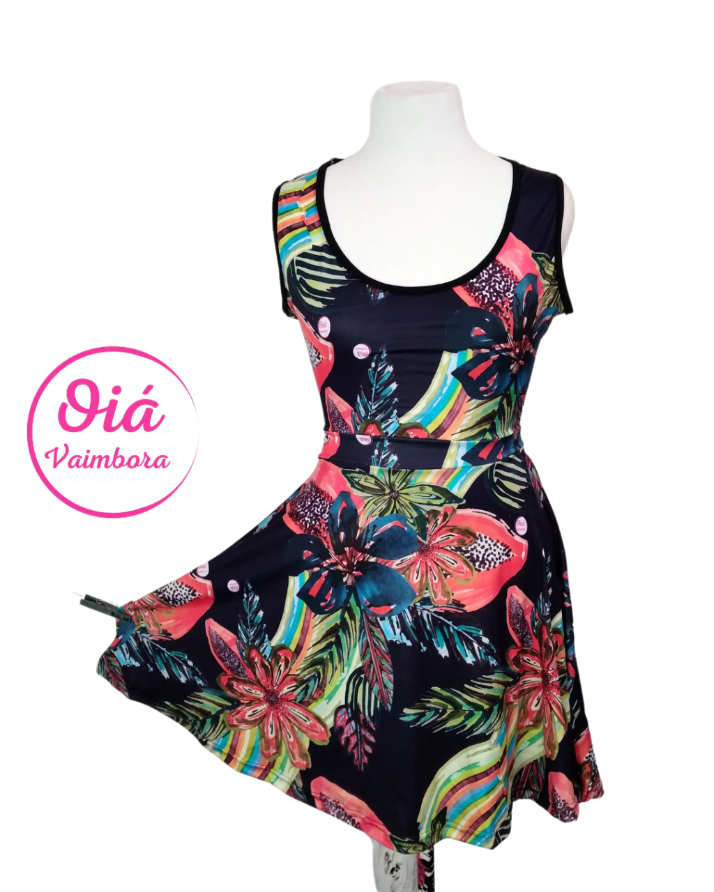vestido isabel negro papaya S, M, L