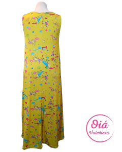 Vestido Luna Creciente amarillo tucan - comprar online