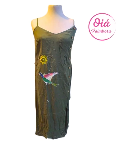 Vestido Anastasia Colibrí, verde abarca hasta L - comprar online