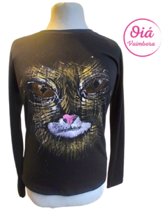 Remera Comarca Gato, negro M/L - comprar online