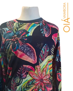 Buzo Arcoiris Papaya, negro M/L Plush - tienda online