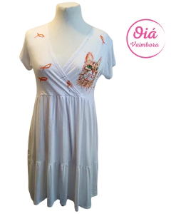 Vestido Miel Gato, blanco de M a XL en internet
