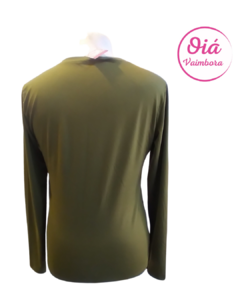 Remera Comarca Mariposa Lunar, verde M/L en internet