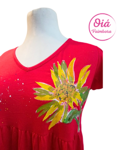 Vestido Miel Girasol, rojo de M a XL en internet