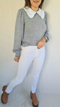 Sweater TIZI con cuello - Tienda de Fini