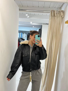 Campera de cuero mery