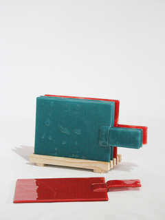 SET TABLAS RECTANGULARES x4 - Vitrofusión Ru