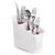 Organizador multiuso rattan branco cod.041/B