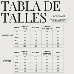 Super Wide Leg Amadeus - Púrpura "Real Woman"