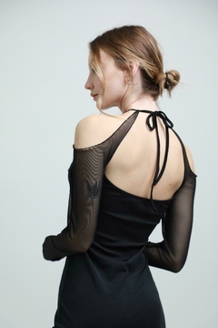 Vestido Mine Manga Larga - comprar online