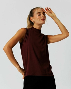Musculosa Milano - Púrpura "Real Woman"