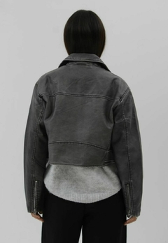 Campera Jacket Heaven Eco cuero - Púrpura "Real Woman"