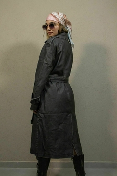 Chaqueta Larga Mery eco cuero - tienda online