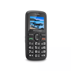 Celular Vita Dual Chip Tela 1,8" USB e Bluetooth Preto Multi