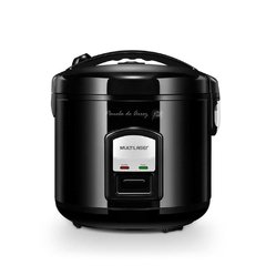 Panela de Arroz Eletrica Inox 10 xícaras 700W Preta 127v Mul