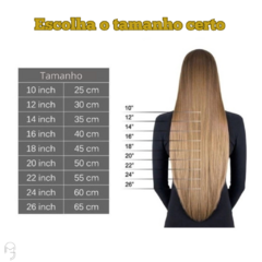Imagem do CABELO HUMANO 45 CM I29 (50 GRAMAS)