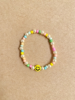 pulseira de smile tons pastéis