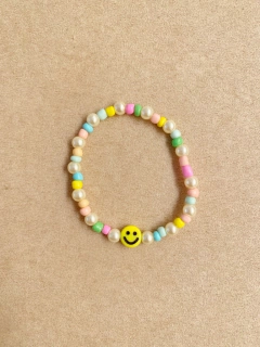 pulseira de smile tons pastéis