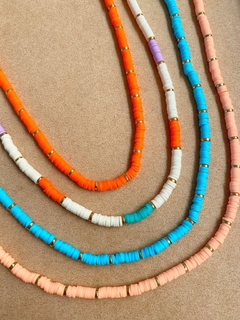 Colar mini discos 