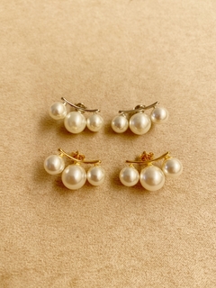 ear cuff três pérolas