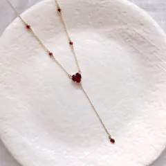 Gravatinha coração vermelho