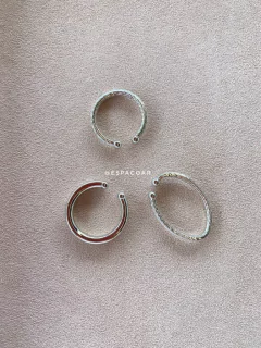 Mix ear hooks prateado