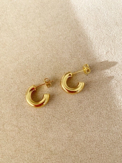 mini argola tubo prata 925