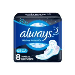 Always Toalla Femenina Nocturna Máxima Protección - comprar online