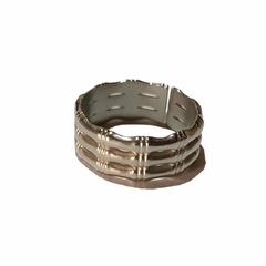 Anillo Triple Abierto Acero Quirúrgico