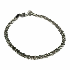 Pulsera Soga Con Pelotitas Acero Quirúrgico