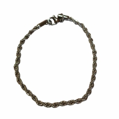 Pulsera Torzada-swirl Acero Quirúrgico
