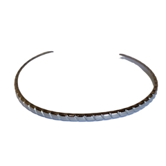 Pulsera Esclava Circle Abierta Acero Quirúrgico